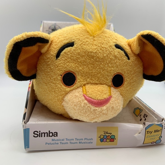 Disney Tsum Tsum The Lion King Musical Simba Stuffed Animal - Picture 3 of 7